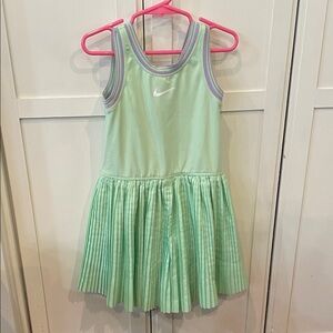 Mint Green Nike Dress with Pleated Skirt